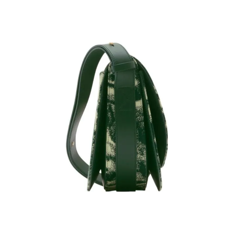 Burberry Wool Silk Crossbody Bag Shoulder Bag Women's Ivy Color-1