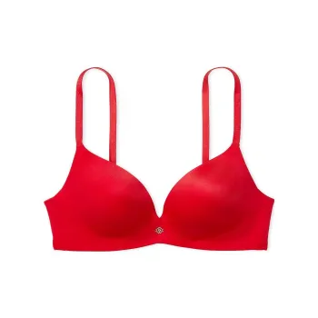 Victoria's Secret PINK VERY SEXY So Obsessed Smooth Wireless Push-Up Bra/L Bra Women's Red