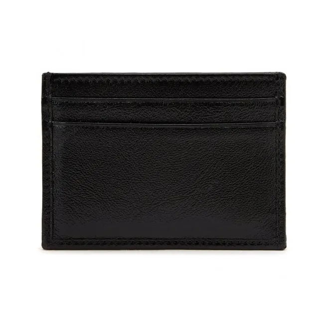 GUCCI Rajah Leather Card Holder Card Holder Unisex Black-3