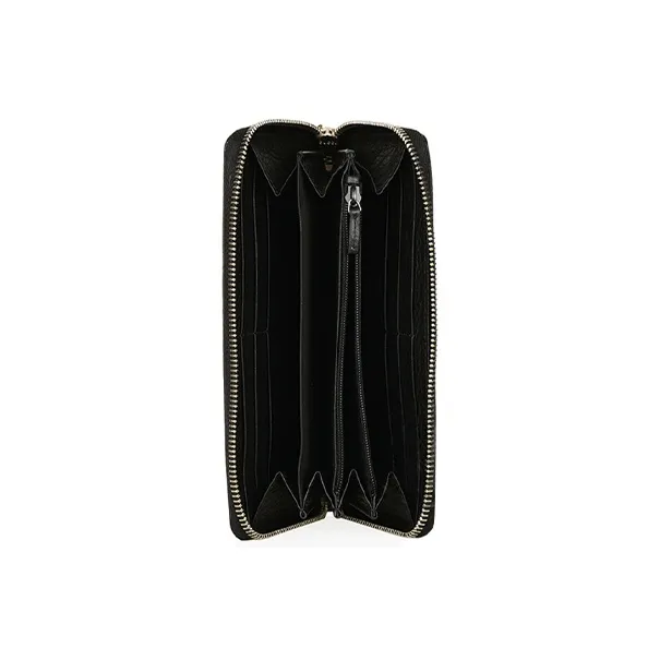 GUCCI Soho Leather Wallet Women's Black-3
