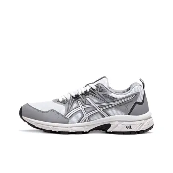 Asics Gel Venture 8 Anti Slip Wear Resistant Low Top Running Shoes Women's Gray White