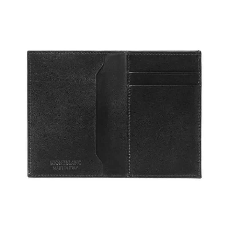 MONTBLANC Meisterstuck Cow Leather Card Holder Men's Black-2