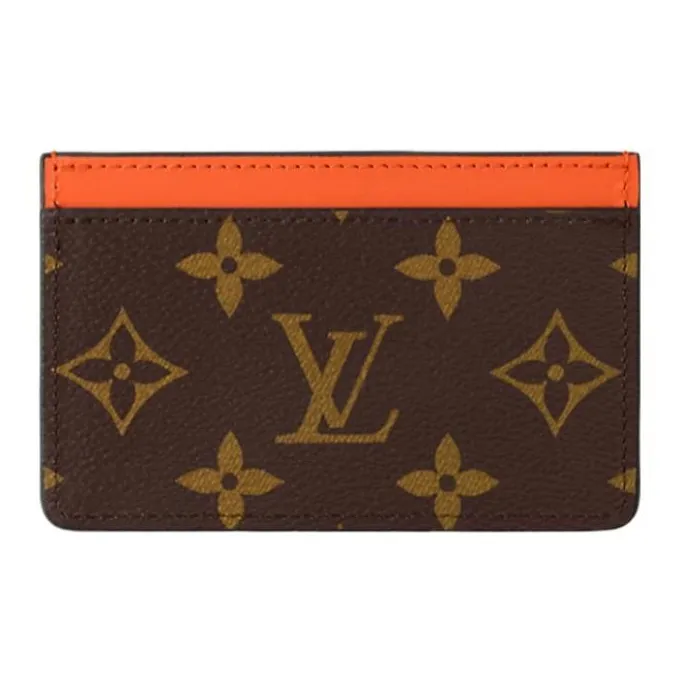 LOUIS VUITTON Card Holder Pm Colormania Orange-0