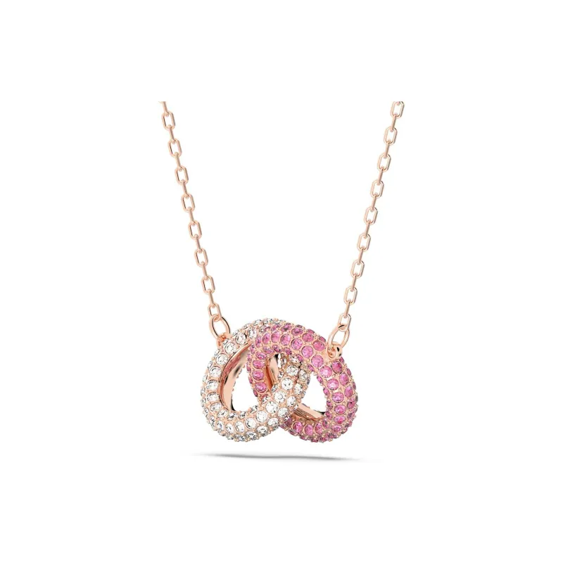 Swarovski Dextera Necklaces Women's Pink-4