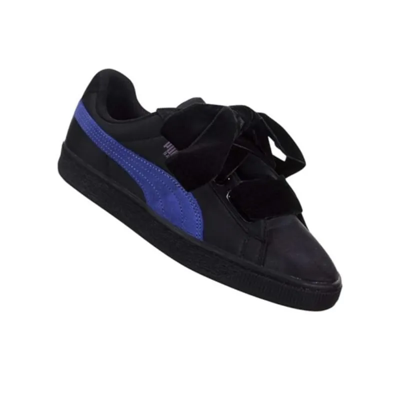 PUMA Basket Heart Nylon PUMA Black Women's-1
