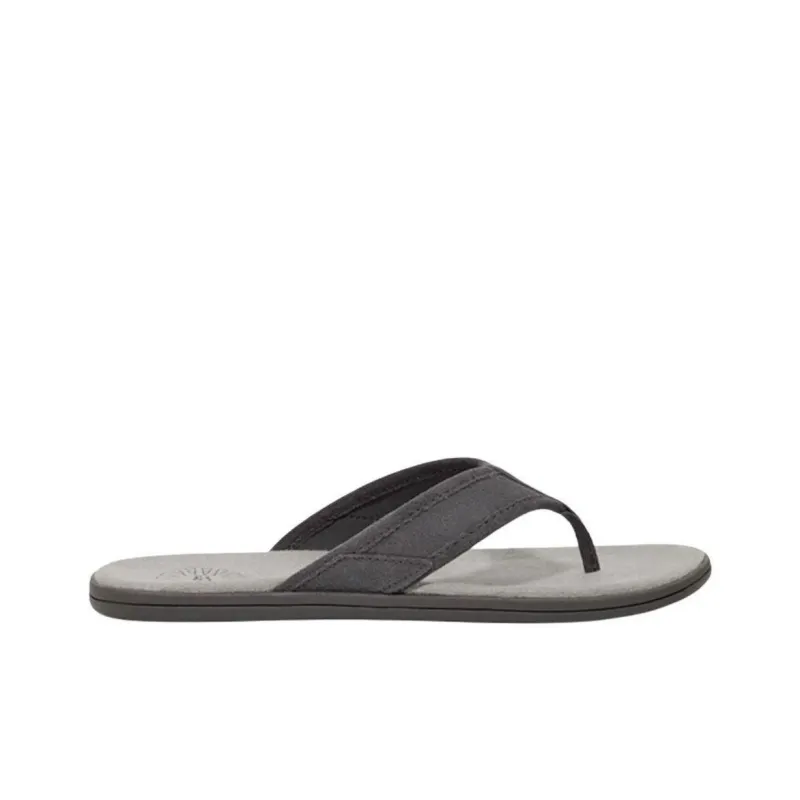 UGG Seaside Suede Flip Flop 'Dark Grey'-1