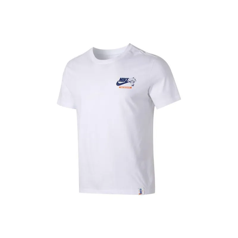 Nike T Shirts Men White-1