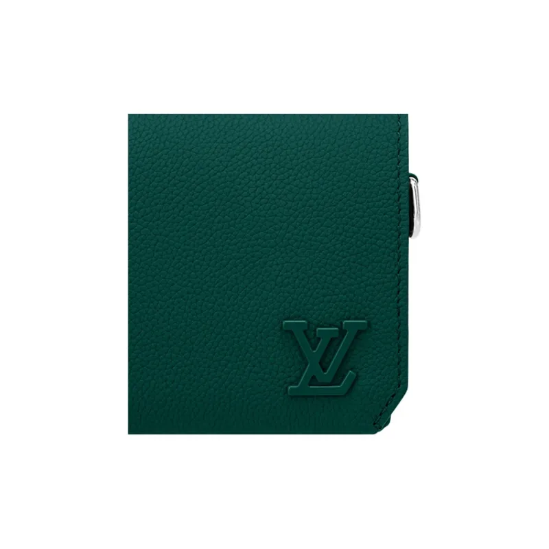 LOUIS VUITTON Fastline Series Cow Leather Handbag Shoulder Bag Mini Men's Dark Green-4