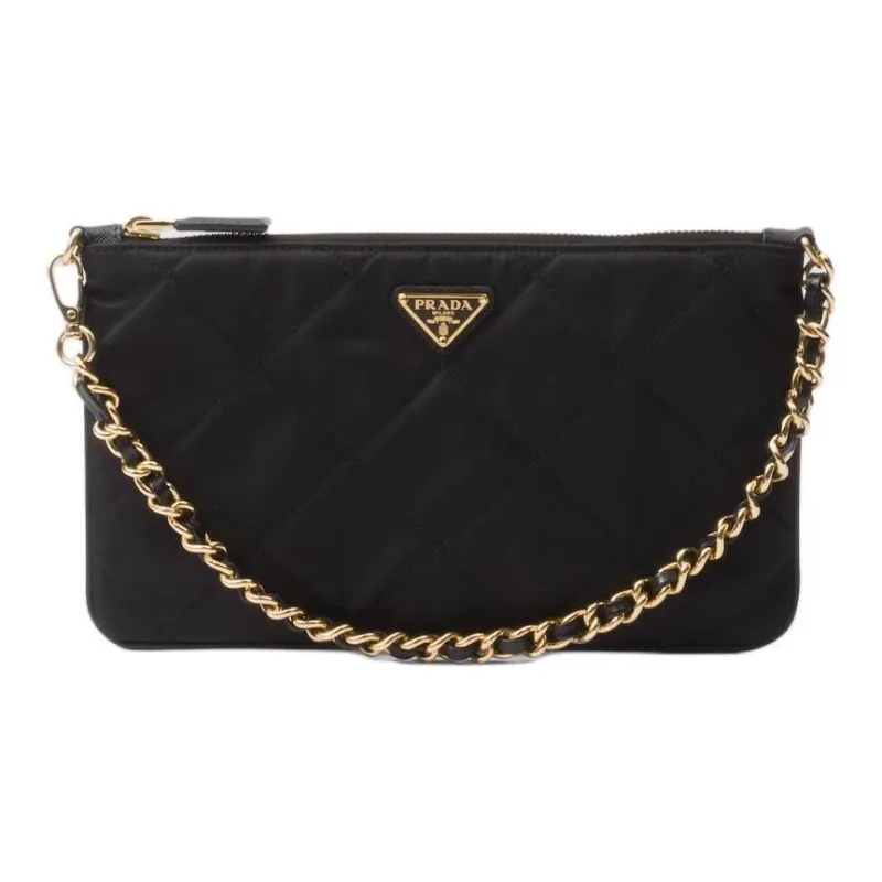 PRADA Fabric Clutch Women's Black-0