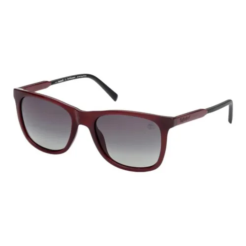 Timberland Injection Irregular Shape Sunglasses Men's Red