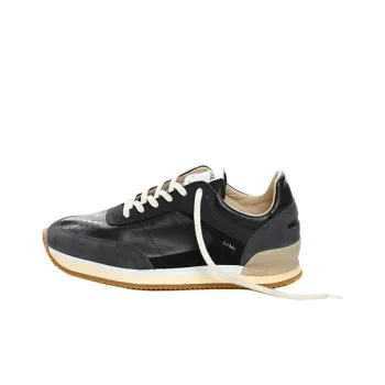 SPALWART Dash Low Nappa Low Top Casual Shoes Unisex Black
