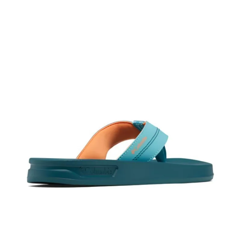 Columbia Amphibian Shoes Collection Slip-Resistant Flip Flops Unisex Blue Orange-2