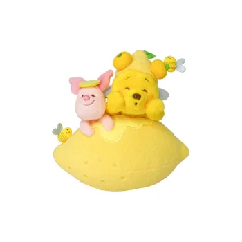 Disney Winnie Piglet Winnie The Pooh And Piggy Lemon Candy Collection Dolls Plush Doll 25cm High