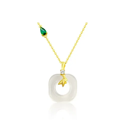 Mom's Gift Chalcedony Jade Necklaces Women's