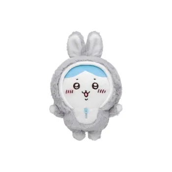 Chiikawa 23 Chinese Zodiac Hachiware Gray Hooded Rabbit Hachiware Dolls Plush Doll 23cm Height