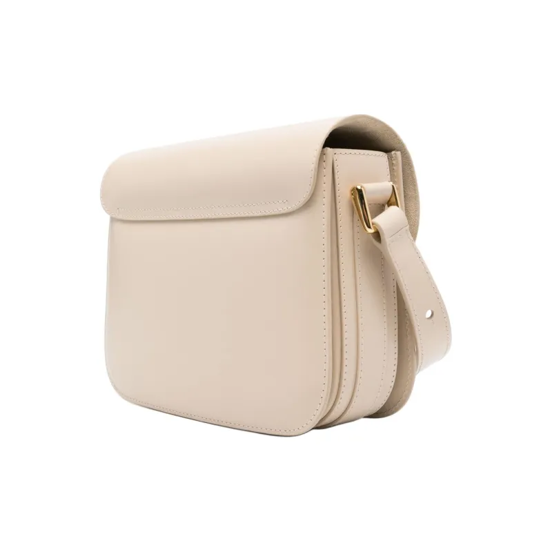 A.P.C Grace Calfskin Crossbody Bag Shoulder Bag Women's Ivory-1