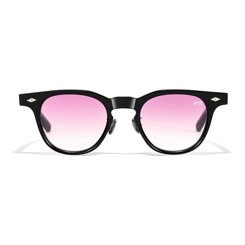 APRIL Plate Frame Square Sunglasses With Polarized Lenses Unisex-2