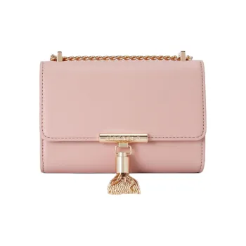 Kurt Geiger London Leather Portable Crossbody Bag Shoulder Bag Mini Women's Pink