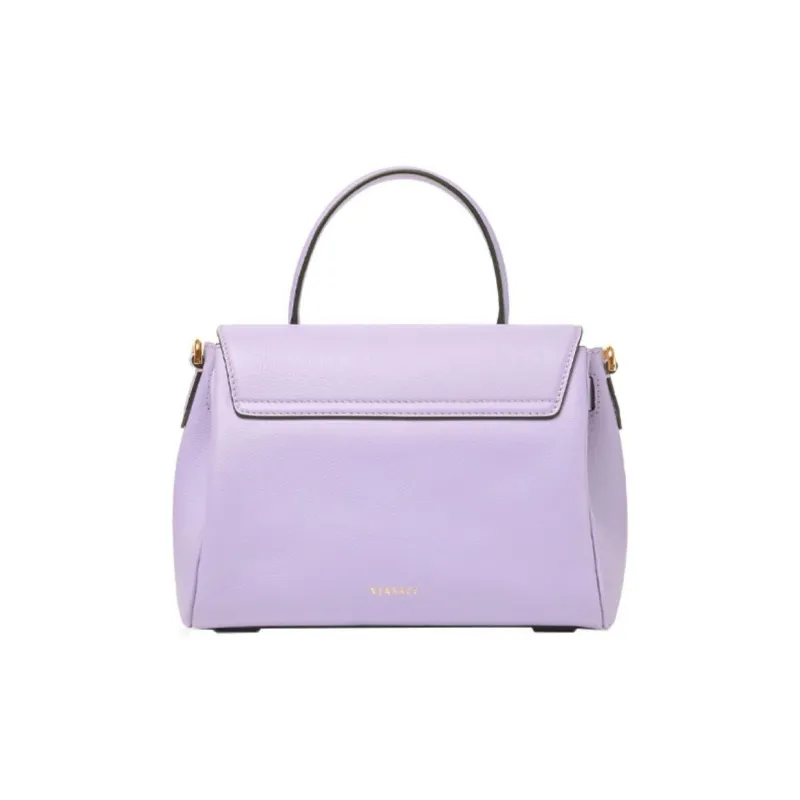 VERSACE La Medusa Cow Leather Crossbody Handbags Medium Size Women's Light Purple-2
