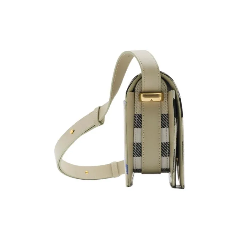Burberry Leather Handbag Shoulder Bag Women's Moss Green-1