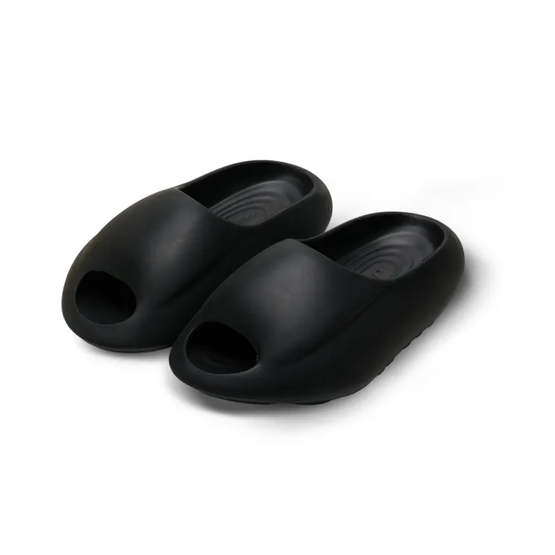 XVESSEL Slide Slippers Unisex Black/White/Green-3