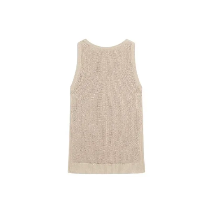 Massimo Dutti Tank Top Women's Light Brown-1