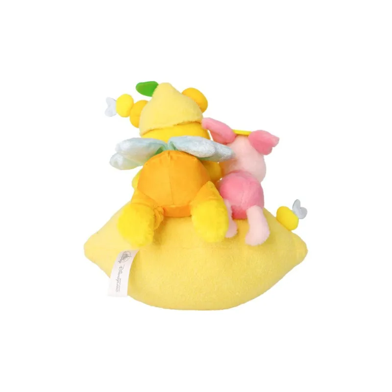 Disney Winnie Piglet Winnie The Pooh And Piggy Lemon Candy Collection Dolls Plush Doll 25cm High-1