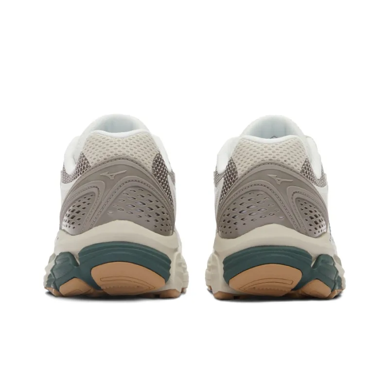 Mizuno Halo Mi Cushioning Anti-Slip Wear-Resistant Breathability Low-Top Running Shoes Unisex Champagne White-4