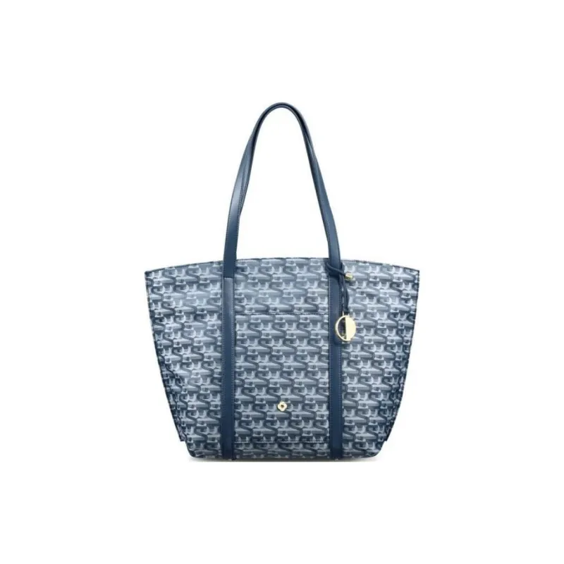SAMSONITE Fabric Tote Bag, Shopping Bag, Handbag, Shoulder Bag Tubas Women's Blue-0