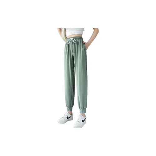 Muzi Casual Pants Women's Pea Green