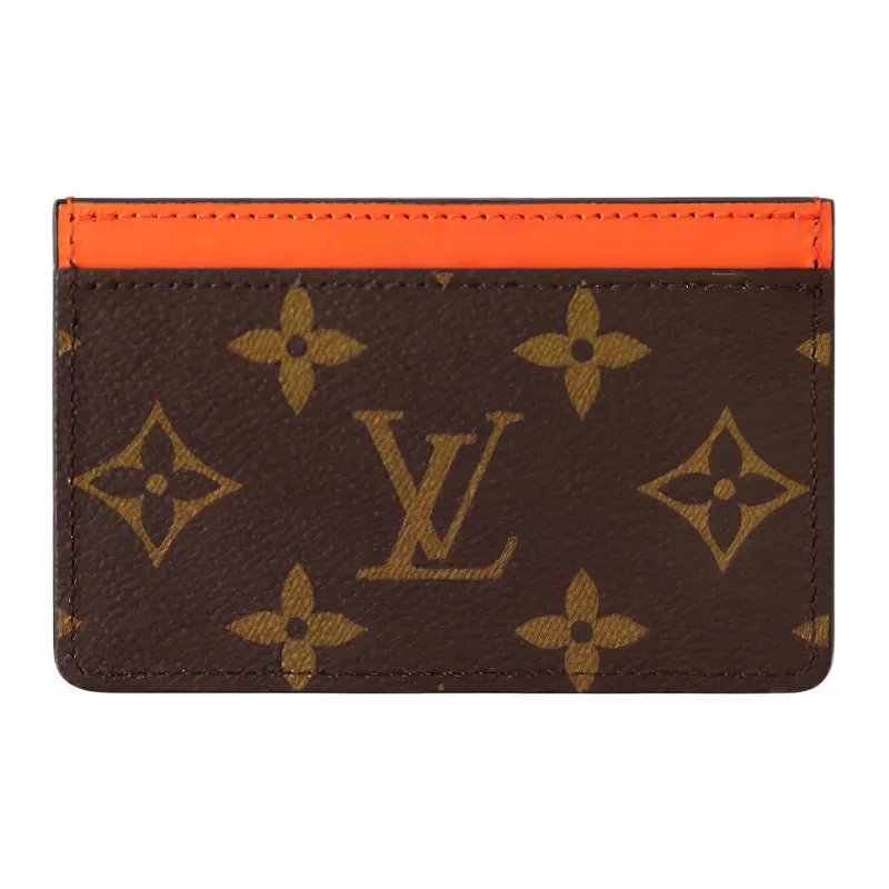 LOUIS VUITTON Card Holder Pm Colormania Orange-3