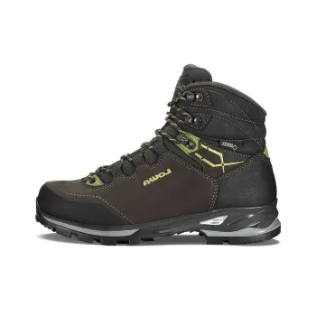 Lowa Cushioning Wear-Resistant Mid-Top Trekking Shoes Women's Brown Green