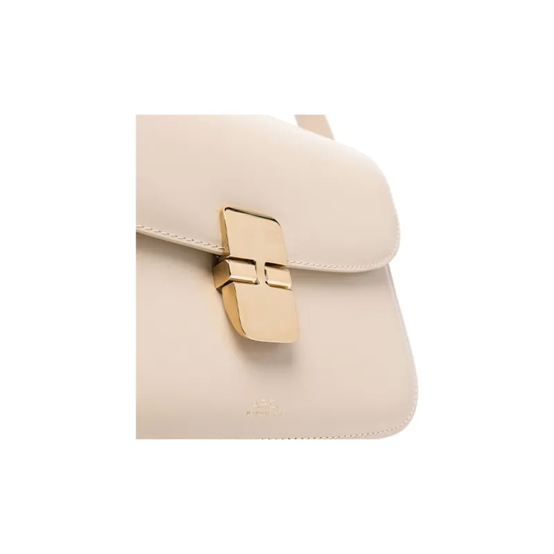 A.P.C Grace Calfskin Crossbody Bag Shoulder Bag Women's Ivory-3