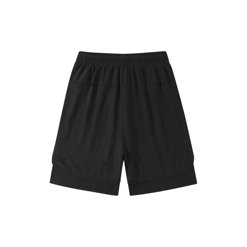 Kawasaki Casual Shorts Unisex Black-8