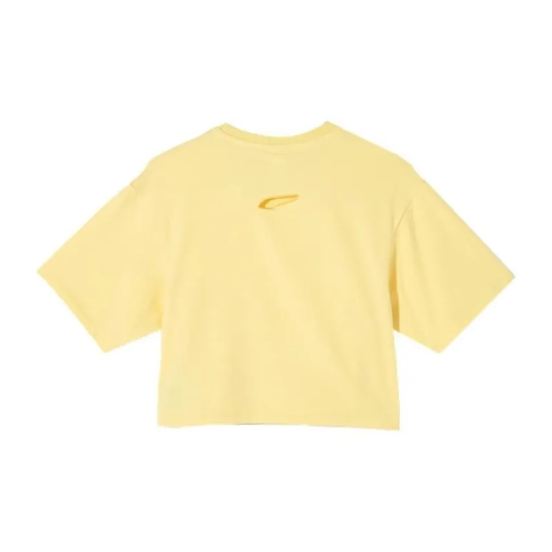 PUMA OWN THE SPOTLIGHT T Shirts Women's Yellow-1