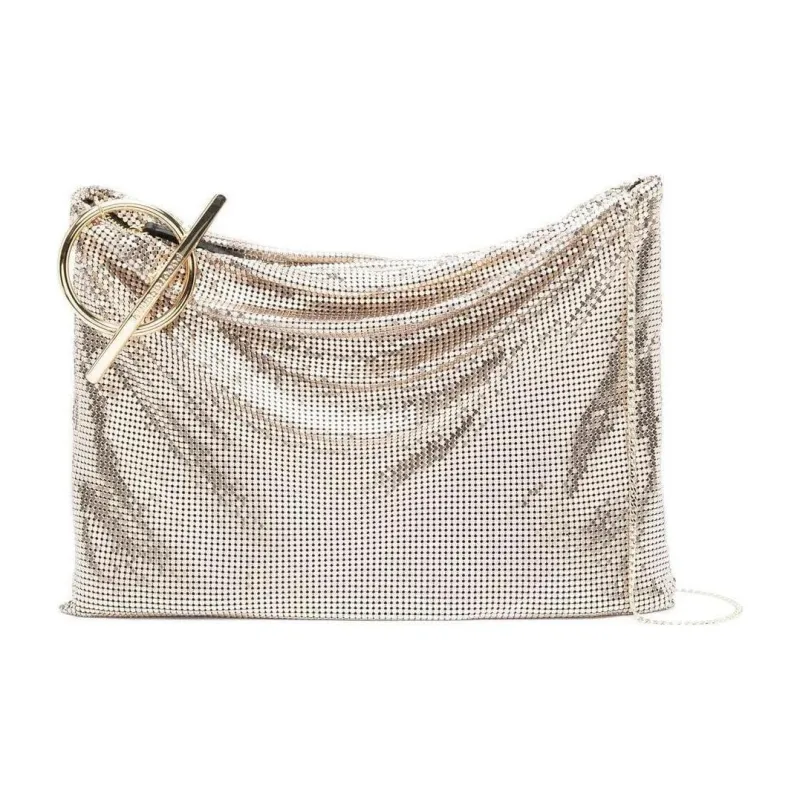 Paco Rabanne Metal Crossbody Bag, Shoulder Bag Women's Gold-0