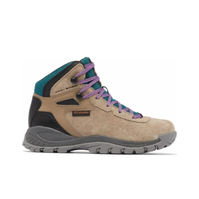 Columbia NEWTON RIDGE Cushioning Anti-Slip And Wear-Resistant High-Top Trekking Shoes Women's Brown-1
