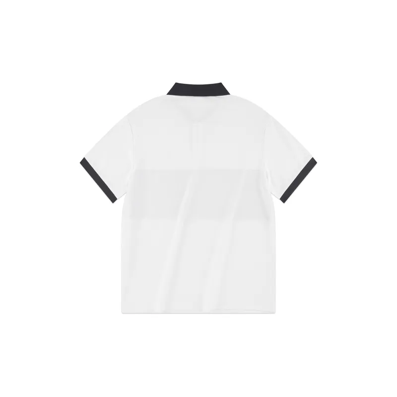 Umbro Short Sleeve Polo Shirts Unisex Snowflake White-1