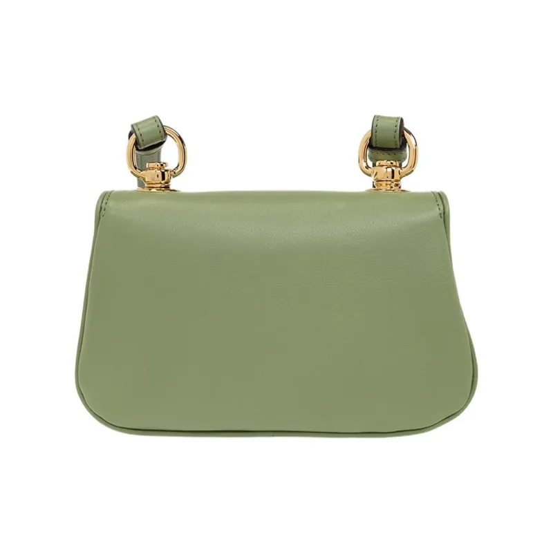 GUCCI Blondie Leather Shoulder Bag Crossbody Bag Mini Women's Green-1