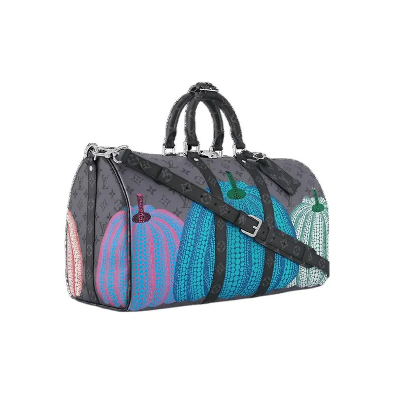 LOUIS VUITTON Lv X Yk Keepall 55 Pumpkin Print-1