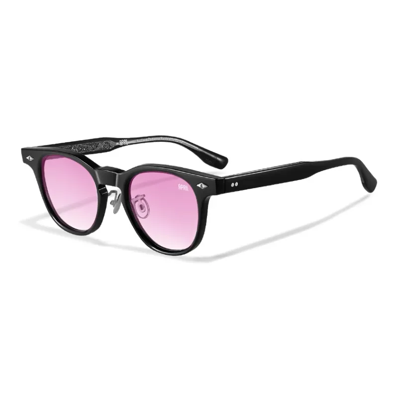 APRIL Plate Frame Square Sunglasses With Polarized Lenses Unisex-0