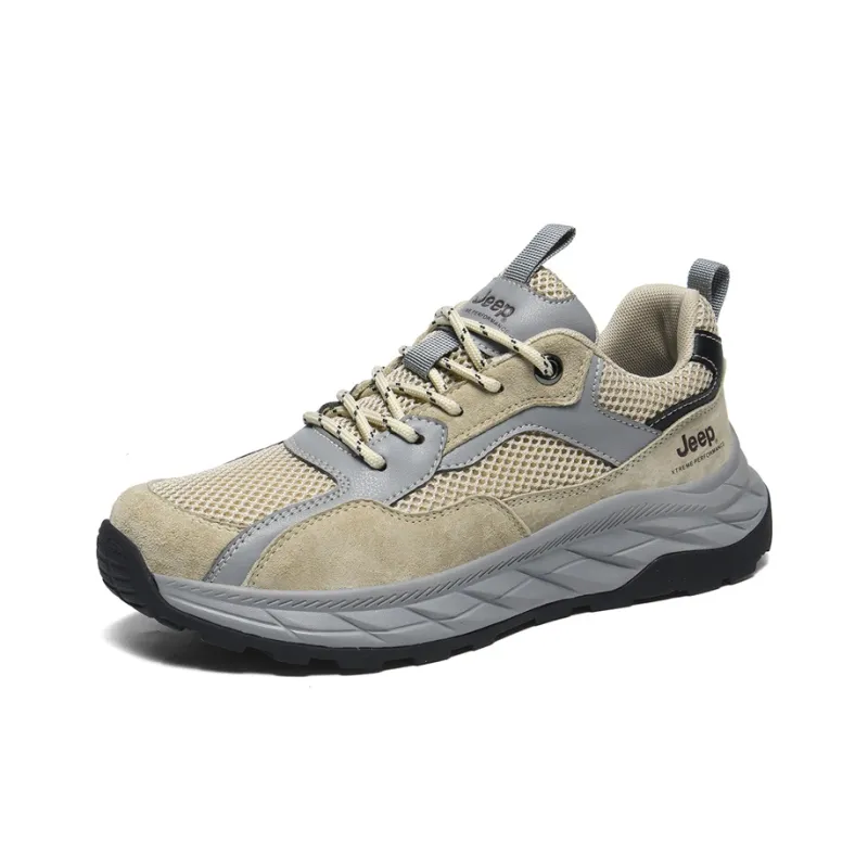 Jeep Anti Slip Wear Resistant Low Top Hiking Shoes Men's-10