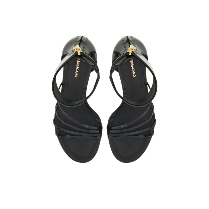 FERRAGAMO Curved-heel Sandals-3