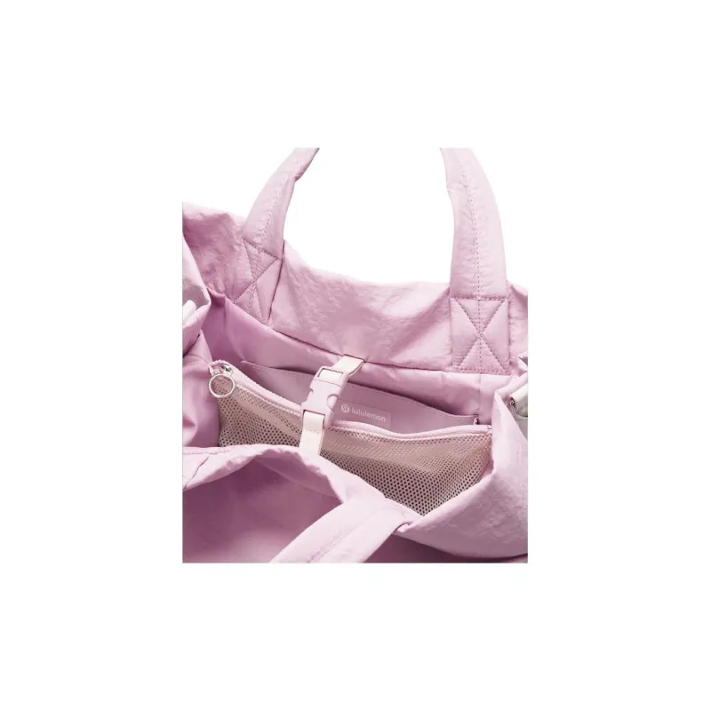 Lululemon Recycled Nylon Shoulder Bag Crossbody Bag Handbag Women's Pink-3