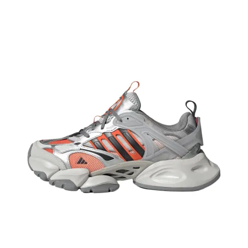 Adidas XLG RUNNER DELUXE Running Shoes Unisex Low-Top Semi-Impact Orange/Gray/Light Gray