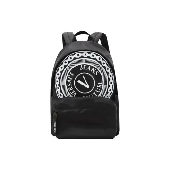 VERSACE JEANS COUTURE Polyester Backpack Men's Black