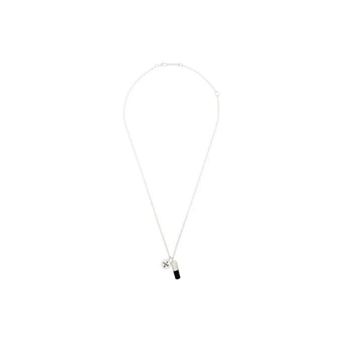 AMBUSH Metal Pill Charm Necklace-1