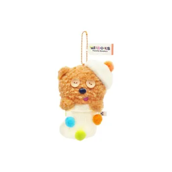 Universal Studios Minions Collection USJ Beanie Tim Bear Keychain Mascot Dolls Plush Pendant 16.4cm Height