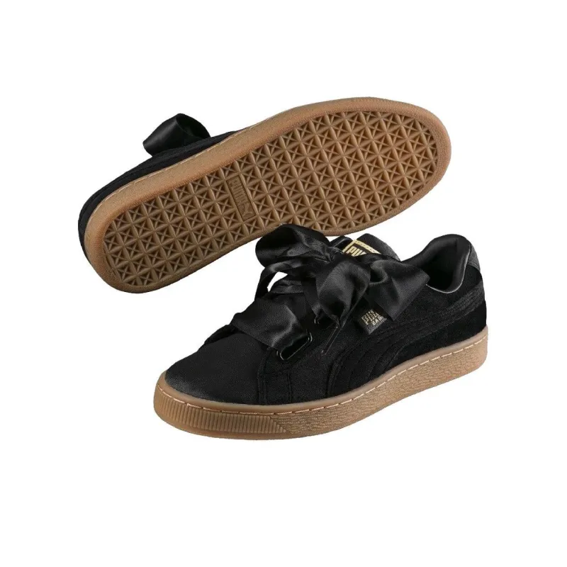 PUMA Basket Heart Vs Wns Black Women's-6