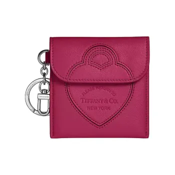 TIFFANY & CO. Return To Tiffany Collection Nappa Leather Pendant Bag Merchandise Women's Fuchsia
